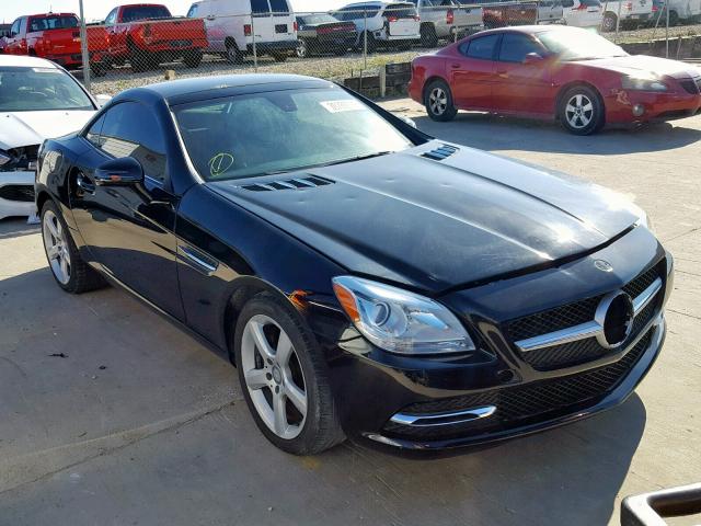 WDDPK4HA1FF097556 - 2015 MERCEDES-BENZ SLK 250 BLACK photo 1