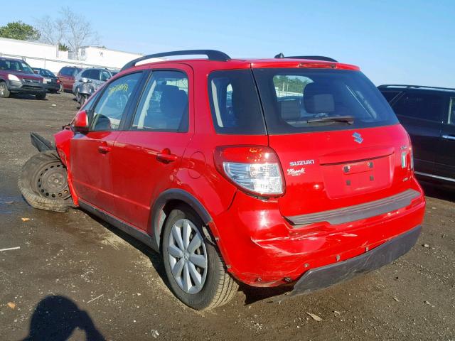 JS2YB5A30B6302638 - 2011 SUZUKI SX4 RED photo 3