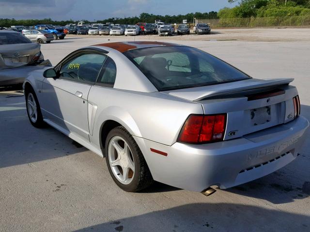 1FAFP42XXYF291922 - 2000 FORD MUSTANG GT SILVER photo 3