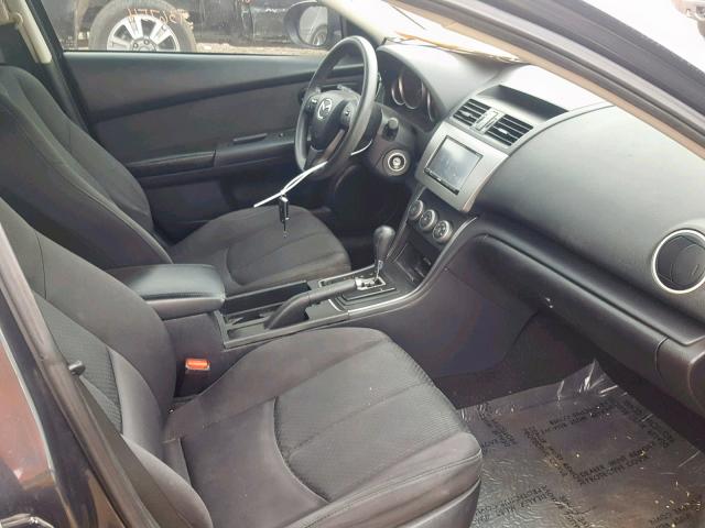 1YVHZ8BH1D5M06348 - 2013 MAZDA 6 SPORT GRAY photo 5