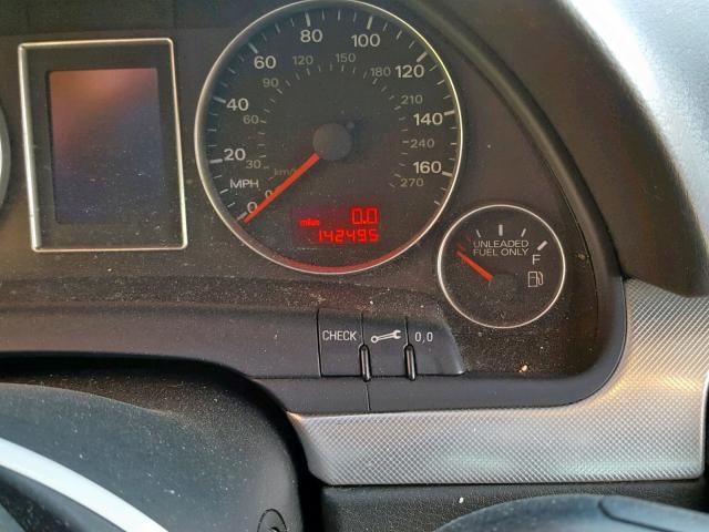 WAUAF78E18A158166 - 2008 AUDI A4 2.0T GRAY photo 8