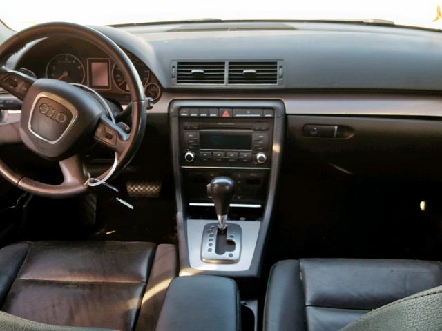 WAUAF78E18A158166 - 2008 AUDI A4 2.0T GRAY photo 9