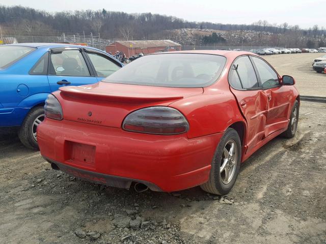 1G2WP52K3YF198961 - 2000 PONTIAC GRAND PRIX RED photo 4
