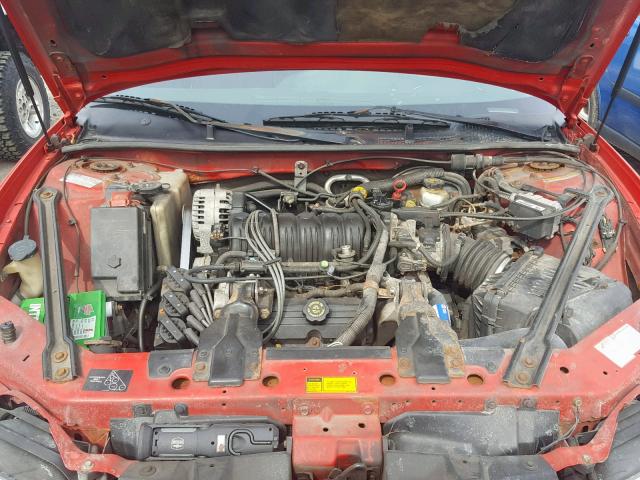 1G2WP52K3YF198961 - 2000 PONTIAC GRAND PRIX RED photo 7