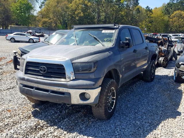 5TBDV54167S480175 - 2007 TOYOTA TUNDRA CRE CHARCOAL photo 2