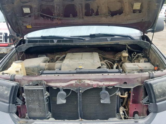 5TBDV54167S480175 - 2007 TOYOTA TUNDRA CRE CHARCOAL photo 7