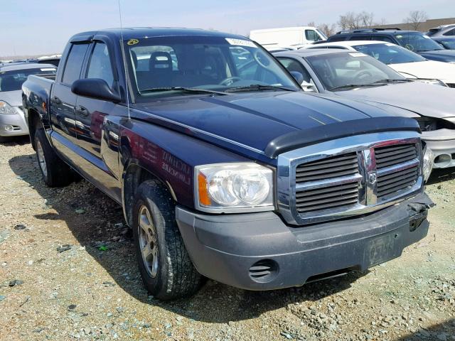 1D7HW28K46S715286 - 2006 DODGE DAKOTA QUA BLUE photo 1