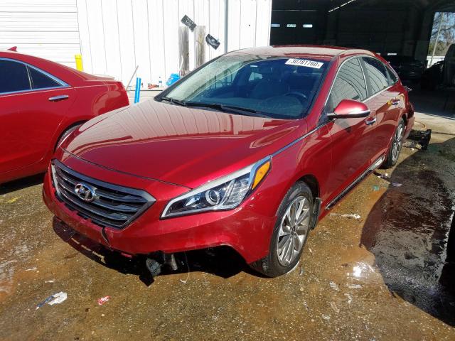 5NPE34AF6FH166834 - 2015 HYUNDAI SONATA SPORT  photo 2