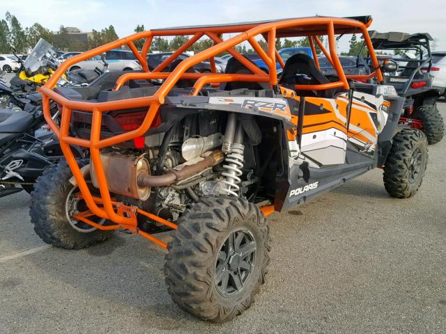 3NSVFE925JF414415 - 2018 POLARIS RZR XP 4 T ORANGE photo 4