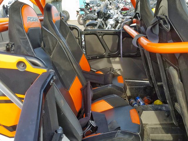 3NSVFE925JF414415 - 2018 POLARIS RZR XP 4 T ORANGE photo 6