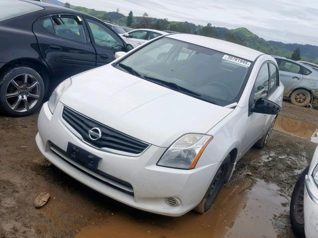 3N1AB6AP0BL699815 - 2011 NISSAN SENTRA 2.0 WHITE photo 2