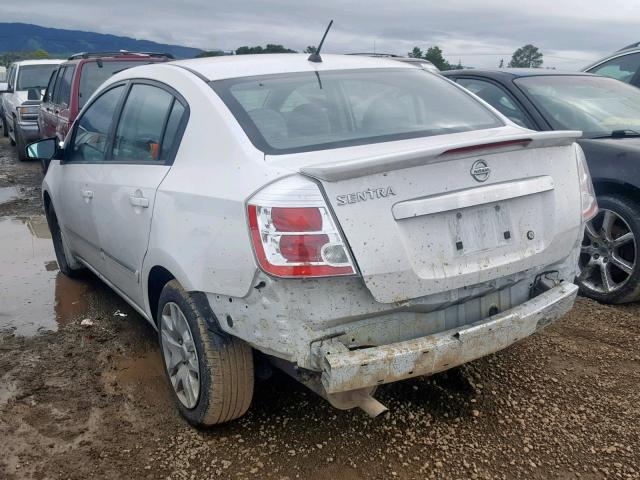 3N1AB6AP0BL699815 - 2011 NISSAN SENTRA 2.0 WHITE photo 3