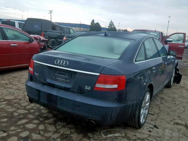 WAUDH74F27N010640 - 2007 AUDI A6 3.2 QUA BLACK photo 4