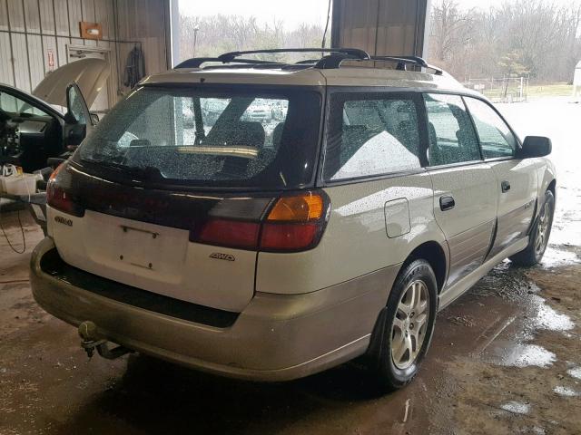 4S3BH6653Y7618651 - 2000 SUBARU LEGACY OUT WHITE photo 4