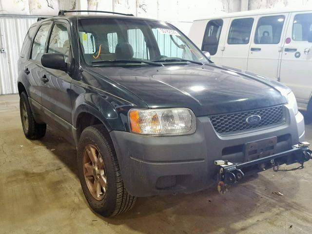 1FMYU02B54KB25233 - 2004 FORD ESCAPE XLS GREEN photo 1