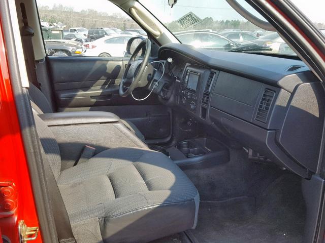 1B4HR38N42F152533 - 2002 DODGE DURANGO SP RED photo 5