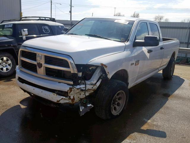 3C6TD5HT6CG170240 - 2012 DODGE RAM 2500 S WHITE photo 2