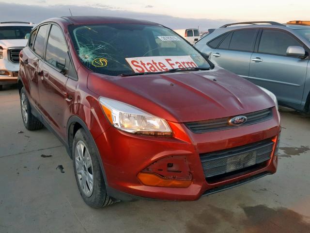 1FMCU0F76EUC36959 - 2014 FORD ESCAPE S ORANGE photo 1