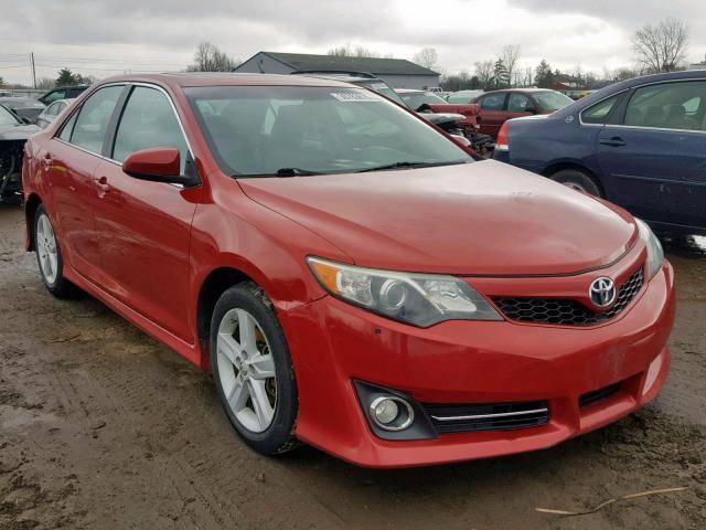 4T1BF1FK6CU562564 - 2012 TOYOTA CAMRY BASE RED photo 1