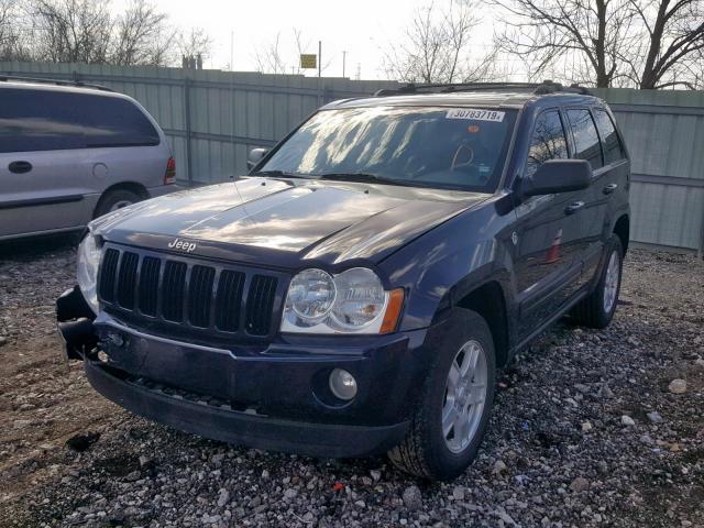 1J4HR48N26C182477 - 2006 JEEP GRAND CHER BLUE photo 2