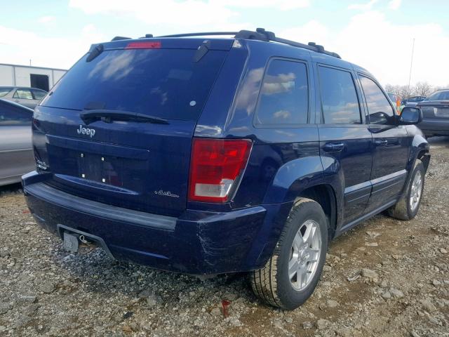 1J4HR48N26C182477 - 2006 JEEP GRAND CHER BLUE photo 4