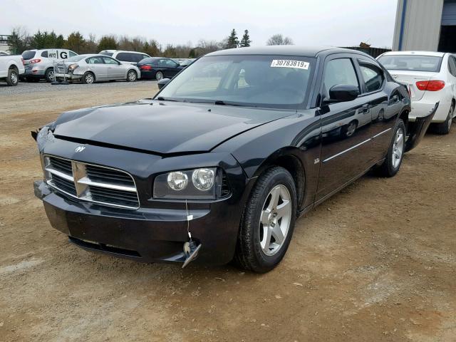 2B3CA3CVXAH206931 - 2010 DODGE CHARGER SX BLACK photo 2