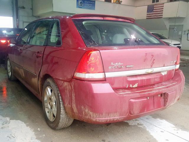 1G1ZT638X6F112015 - 2006 CHEVROLET MALIBU MAX 栗色 照片 3