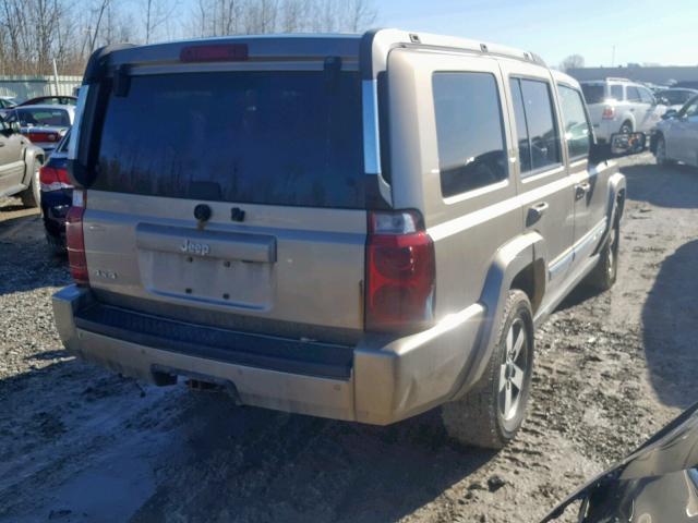 1J8HG48K96C264510 - 2006 JEEP COMMANDER TAN photo 4