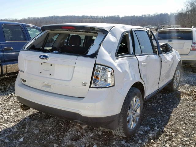 2FMDK4JC3DBC61635 - 2013 FORD EDGE SEL WHITE photo 4