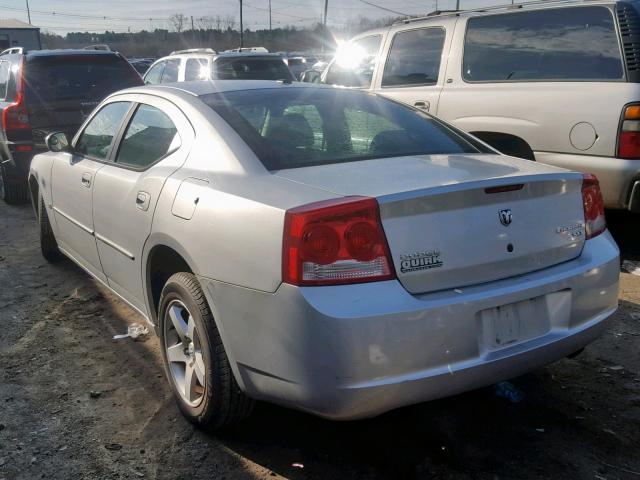 2B3CA3CV5AH227959 - 2010 DODGE CHARGER SX SILVER photo 3