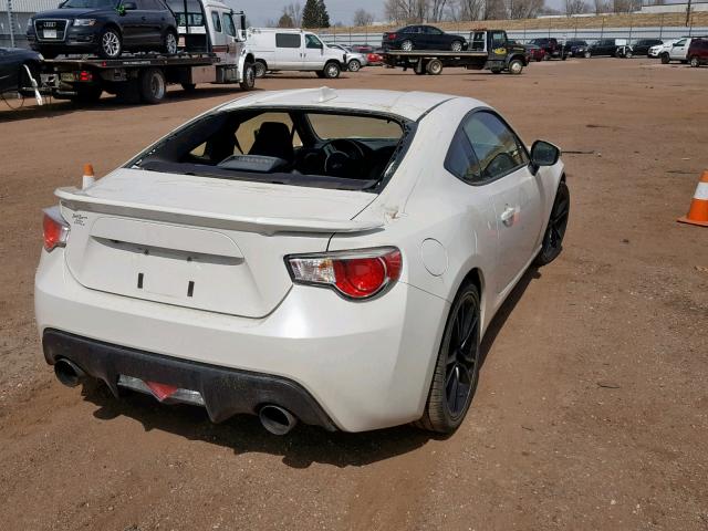 JF1ZNAA11G9707691 - 2016 TOYOTA SCION FR-S WHITE photo 4