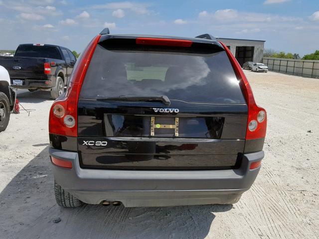 YV4CY592961228036 - 2006 VOLVO XC90 BLACK photo 10