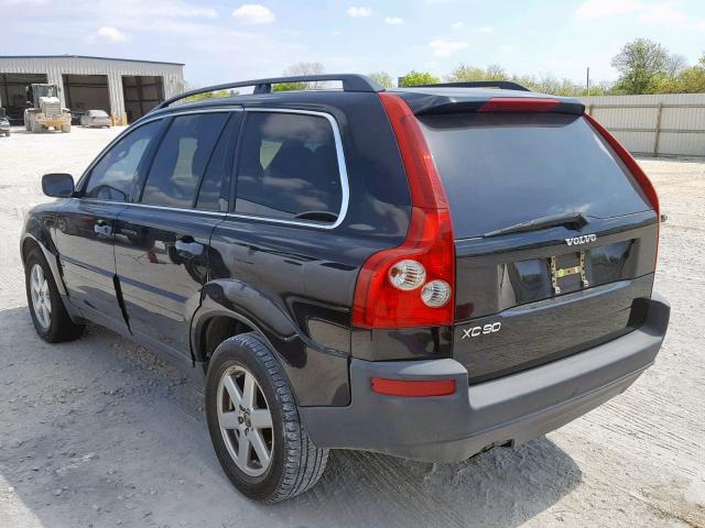 YV4CY592961228036 - 2006 VOLVO XC90 BLACK photo 3