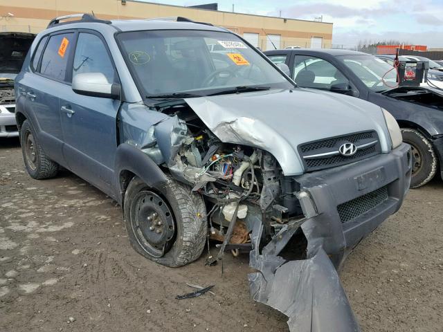 KM8JM12D55U103778 - 2005 HYUNDAI TUCSON GL BLUE photo 1