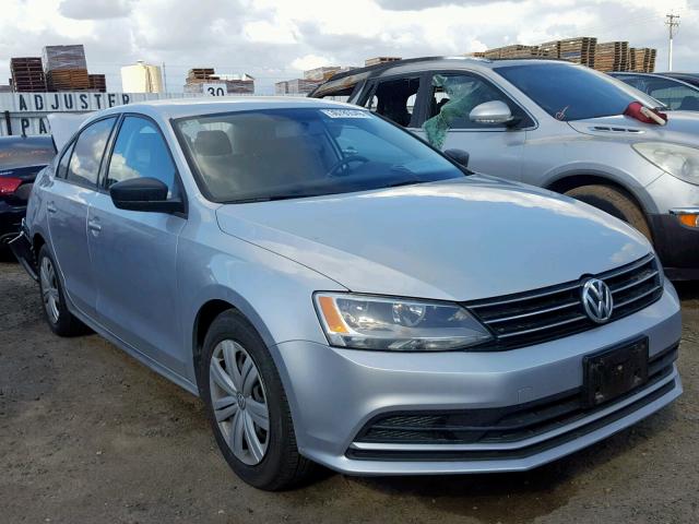 3VWLA7AJ6FM328259 - 2015 VOLKSWAGEN JETTA TDI SILVER photo 1