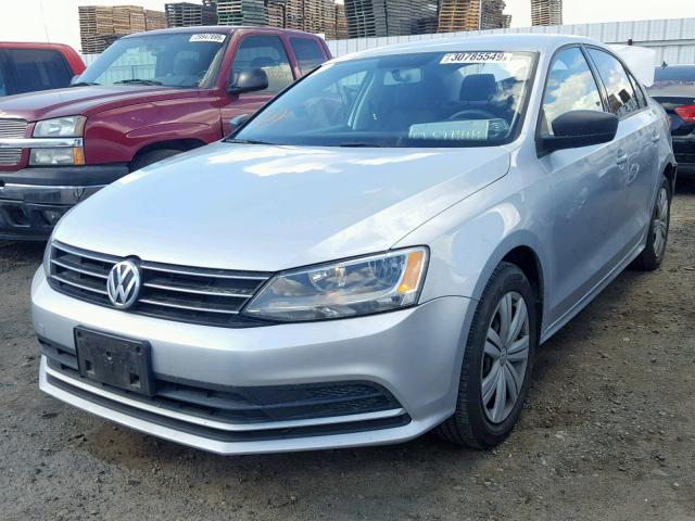 3VWLA7AJ6FM328259 - 2015 VOLKSWAGEN JETTA TDI SILVER photo 2