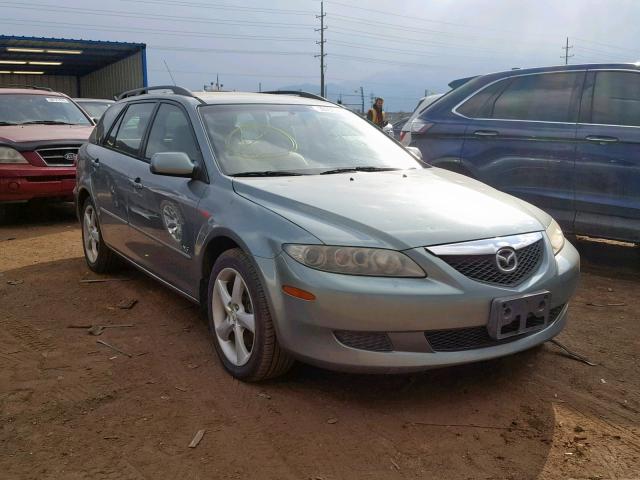 1YVHP82D155M48863 - 2005 MAZDA 6 S GREEN photo 1