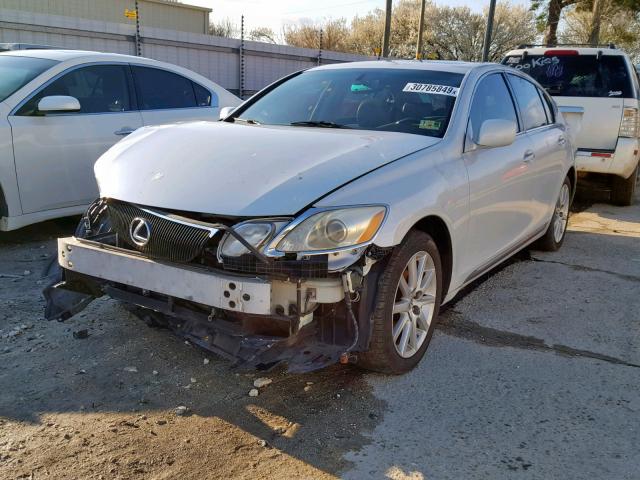 JTHCH96S760006646 - 2006 LEXUS GS 300 WHITE photo 2