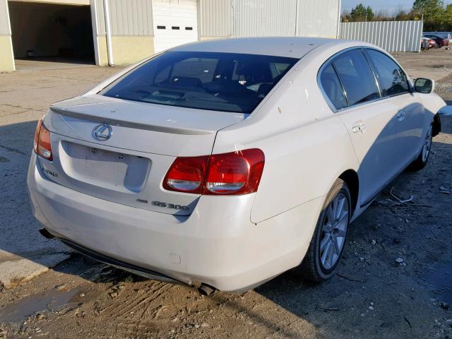 JTHCH96S760006646 - 2006 LEXUS GS 300 WHITE photo 4