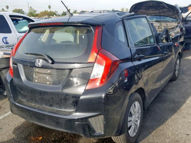 JHMGK5H51GX014320 - 2016 HONDA FIT LX BLACK photo 4