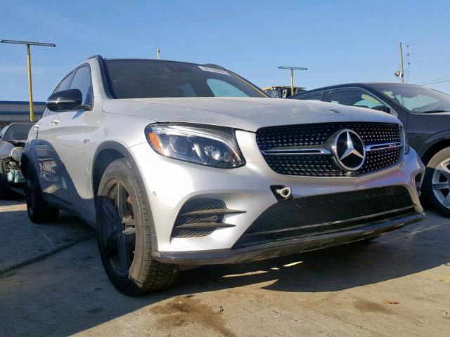 WDC0G6EBXJF438879 - 2018 MERCEDES-BENZ GLC 43 4MA SILVER photo 1