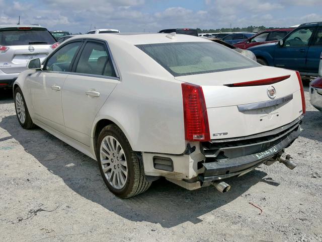 1G6DP5EV1A0145647 - 2010 CADILLAC CTS PREMIU WHITE photo 3