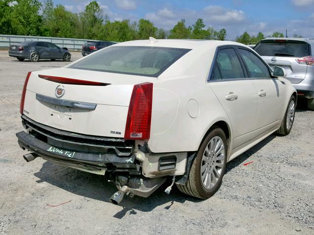 1G6DP5EV1A0145647 - 2010 CADILLAC CTS PREMIU WHITE photo 4