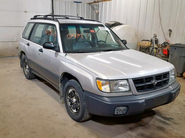 JF1SF6350XH700975 - 1999 SUBARU FORESTER L SILVER photo 1