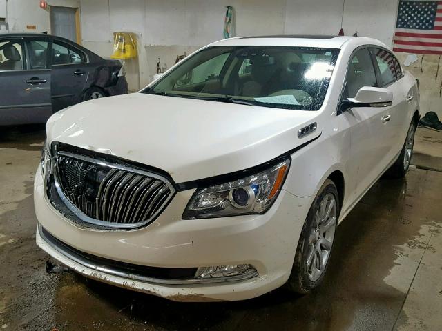 1G4GD5G3XEF162931 - 2014 BUICK LACROSSE P WHITE photo 2