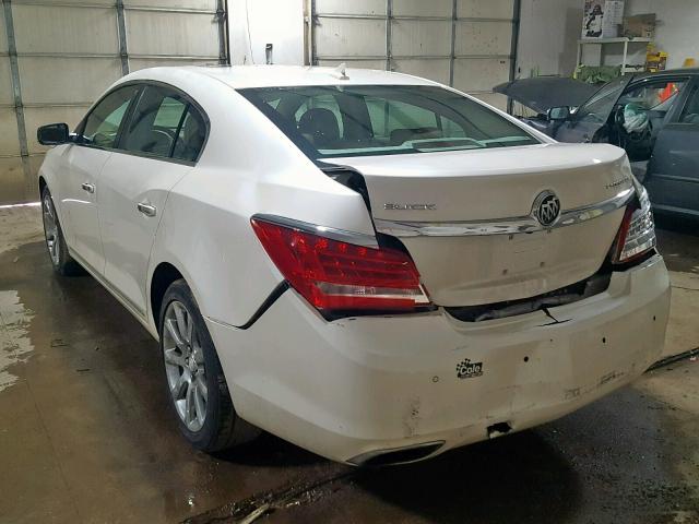 1G4GD5G3XEF162931 - 2014 BUICK LACROSSE P WHITE photo 3