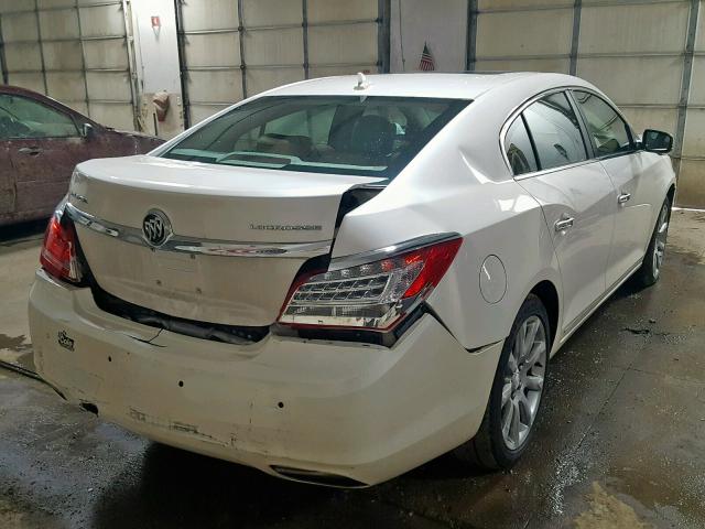 1G4GD5G3XEF162931 - 2014 BUICK LACROSSE P WHITE photo 4