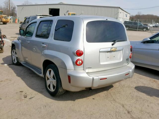 3GNDA13D17S629828 - 2007 CHEVROLET HHR LS Plata foto 3