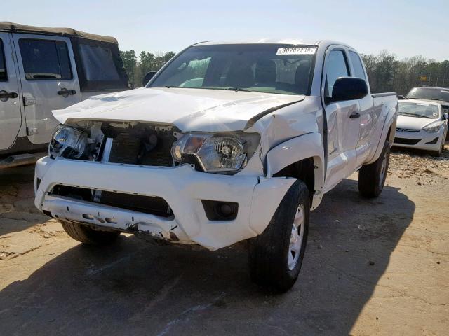 5TFTX4GN7EX029074 - 2014 TOYOTA TACOMA PRE WHITE photo 2