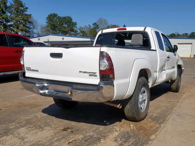 5TFTX4GN7EX029074 - 2014 TOYOTA TACOMA PRE WHITE photo 4